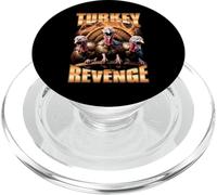 Funny Thanksgiving Turkey Revenge Vintage Bootleg Rap PopSockets PopGrip for MagSafe