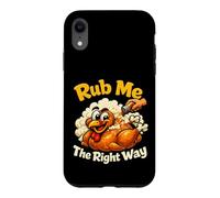 Funny Thanksgiving Turkey Rub Me Seasoning BBQ Humor Case for iPhone XR