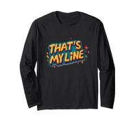 Funny That's My Line Emblem Long Sleeve T-Shirt