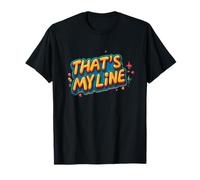 Funny That's My Line Emblem T-Shirt