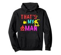 Funny That's My Man Gen Alpha Slang Video Games Pullover Hoodie