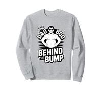 Funny The Dad Bod Behind The Bump Pregnancy Sweatshirt
