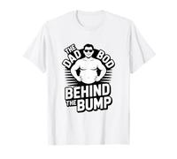 Funny The Dad BOD Behind The Bump Pregnancy T-Shirt