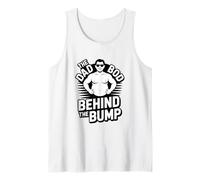 Funny The Dad BOD Behind The Bump Pregnancy Tank Top