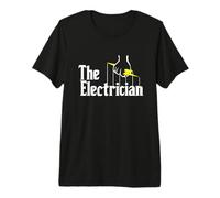 Funny The Electrician Master Sparky Lightning Bolt Graphic Premium T-Shirt