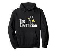 Funny The Electrician Master Sparky Lightning Bolt Graphic Pullover Hoodie