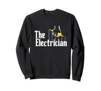 Funny The Electrician Master Sparky Lightning Bolt Graphic Sweatshirt