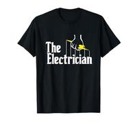 Funny The Electrician Master Sparky Lightning Bolt Graphic T-Shirt
