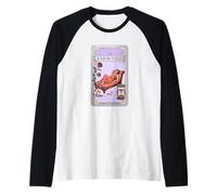 Funny The Exhausted Fictional Tarot Card Raglan Baseball Tee