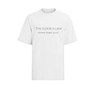 Funny The Floor is Lava Pompeii History Quote Joke Novelty T Shirt Gift Idea White/S