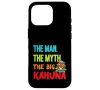 Funny The Man The Myth The Big Kahuna Men's Tiki Fishing Case for iPhone 16 Pro
