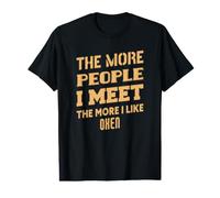 Funny The More I Like Oxen Value Graphic T-Shirt