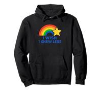 Funny The More You Know Parody I Wish I Knew Less Pullover Hoodie
