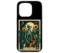 Funny The Plant Lover Halloween Skeleton Matching Party Lazy Case for iPhone 15 Pro