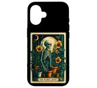 Funny The Plant Lover Halloween Skeleton Matching Party Lazy Case for iPhone 16