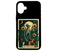 Funny The Plant Lover Halloween Skeleton Matching Party Lazy Case for iPhone 16 Plus