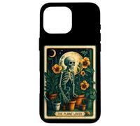 Funny The Plant Lover Halloween Skeleton Matching Party Lazy Case for iPhone 16 Pro Max