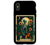 Funny The Plant Lover Halloween Skeleton Matching Party Lazy Case for iPhone X/XS
