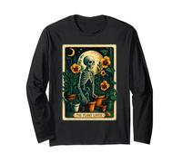 Funny The Plant Lover Halloween Skeleton Matching Party Lazy Long Sleeve T-Shirt