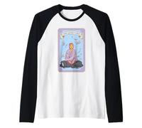 Funny The Quiet ONE Fictional Tarot Card Raglan Baseball Tee