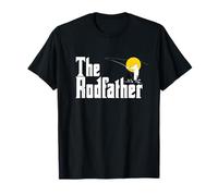 Funny The Rodfather Bass Trout Fishing Gear Gift Men Boys T-Shirt