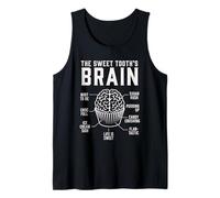 Funny The Sweet Tooth's Brain Candy Cupcake Puns Tank Top