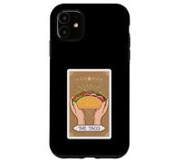 Funny The Taco Tarot Card Taco Mexican Food Lover Case for iPhone 11