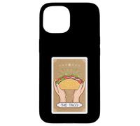 Funny The Taco Tarot Card Taco Mexican Food Lover Case for iPhone 15