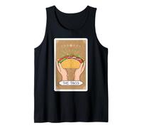 Funny The Taco Tarot Card Taco Mexican Food Lover Tank Top