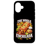 Funny The Whole Enchilada Pun Ironic Bootleg Meme Dad Joke Case for iPhone 16