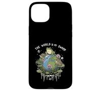 Funny The World Is My Swamp Naturecore Earth Day Frog Lover Case for iPhone 15 Plus