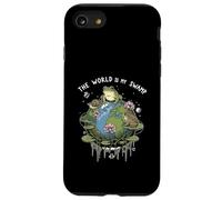 Funny The World Is My Swamp Naturecore Earth Day Frog Lover Case for iPhone SE (2020) / 7 / 8