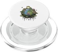 Funny The World Is My Swamp Naturecore Earth Day Frog Lover PopSockets PopGrip for MagSafe