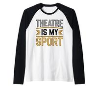 Funny Theater Actor Actress Raglan Baseball Tee