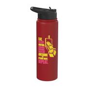 Funny Theatre Tech Backstage Crew Stagehand Stainless Steel Insulated Water Bottle