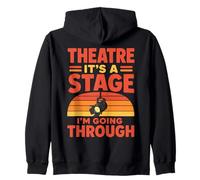 Funny Theatre Technician Stage Crew Zip Hoodie