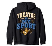 Funny Theatre Technician Stage Crew Zip Hoodie