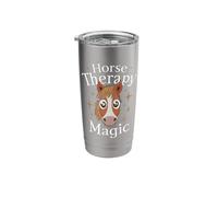 Funny Therapeutic Riding Equine Assisted Therapy Healing Stainless Steel Insulated Tumbler