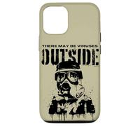 Funny There May Be Viruses Outside Hygiene Hypochondriac Case for iPhone 12/12 Pro