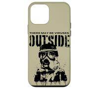 Funny There May Be Viruses Outside Hygiene Hypochondriac Case for iPhone 12 mini