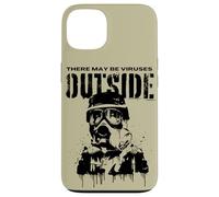 Funny There May Be Viruses Outside Hygiene Hypochondriac Case for iPhone 13