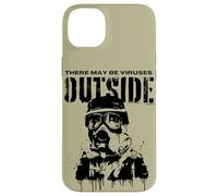 Funny There May Be Viruses Outside Hygiene Hypochondriac Case for iPhone 14 Plus