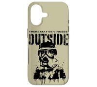 Funny There May Be Viruses Outside Hygiene Hypochondriac Case for iPhone 17