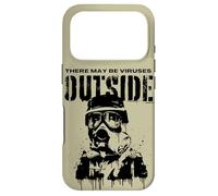 Funny There May Be Viruses Outside Hygiene Hypochondriac Case for iPhone 17 Pro