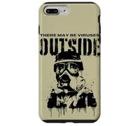 Funny There May Be Viruses Outside Hygiene Hypochondriac Case for iPhone 7 Plus/8 Plus