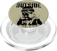 Funny There May Be Viruses Outside Hygiene Hypochondriac PopSockets PopGrip for MagSafe