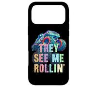 Funny THEY SEE ME ROLLIN' This Kid Loves Hate Monster Trucks Case for iPhone 17 Pro Max
