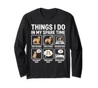 Funny Things I do in My Spare Time Dog Owner Long Sleeve T-Shirt