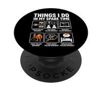 Funny Things I do in my Spare Time Italian Brainrot Meme PopSockets Adhesive PopGrip