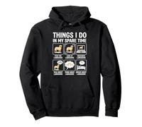 Funny Things I do in my Spare Time Labrador Dog Owner Pullover Hoodie